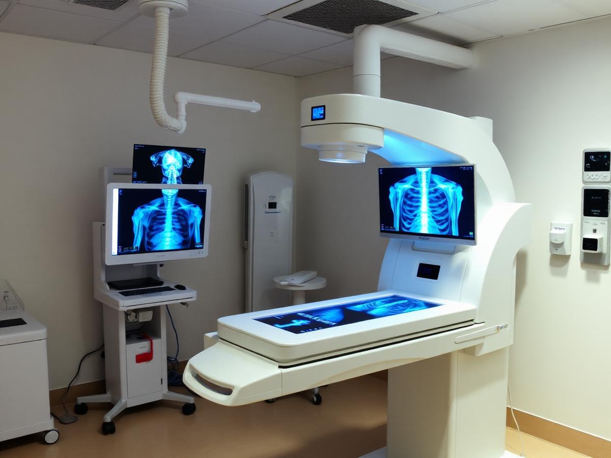 Digital X-ray imaging room